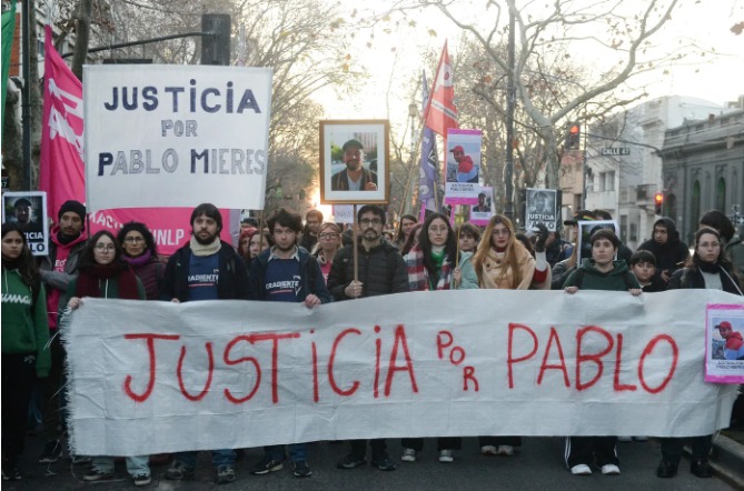 Nueva marcha en La Plata para pedir justicia por Pedro Pablo Mieres
