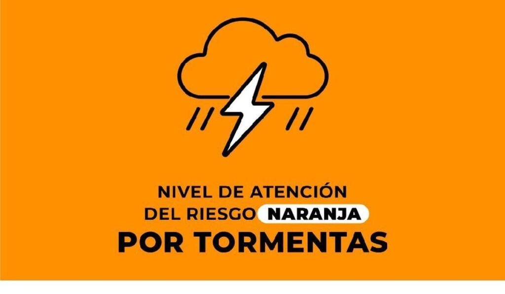 El Municipio subió a naranja el alerta por tormentas